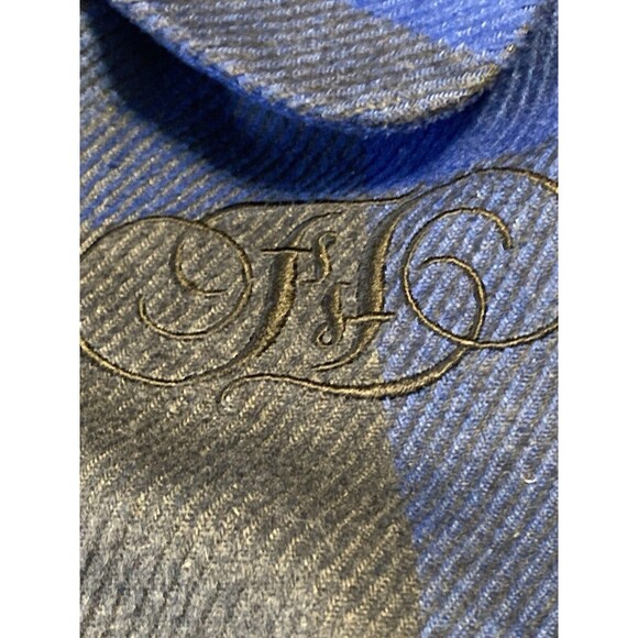 Fabulosity Blue/Black/Gray Plaid Jacket Women's Size XLarge Lined Y2K - Picture 5 of 10